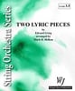 Two Lyric Pieces Orchestra sheet music cover